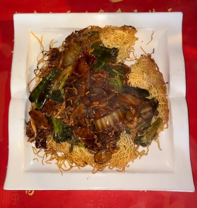 Cantonese Pan Fried Noodle.